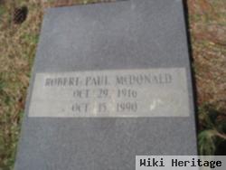 Robert Paul Mcdonald