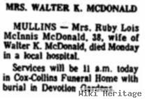 Ruby Lois Mcinnis Mcdonald