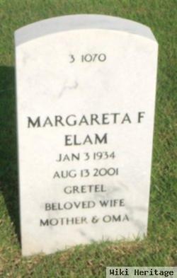 Margareta F Elam