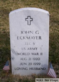 John G Eckmayer