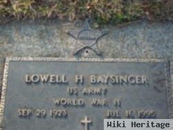 Lowell H Baysinger