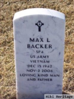 Max L. Backer