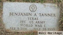 Pfc Benjamin Allen Tanner