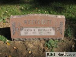 Bertha M Westcott