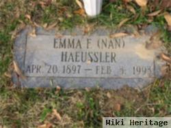 Emma F. "nan" Haeussler
