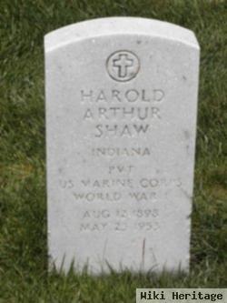 Harold Arthur Shaw