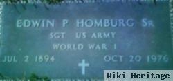 Edwin P Homburg, Sr