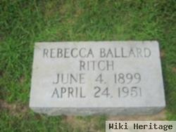 Anna Rebecca Ballard Ritch