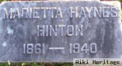 Marietta Haynes Hinton