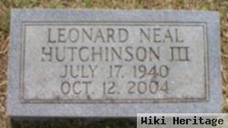 Leonard Neal Hutchinson, Iii