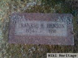 Franklin Hiram "frankie" Henson