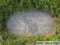 Archie Dean "a.d." Livingston