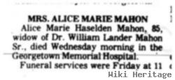 Alice Marie Haselden Mahon