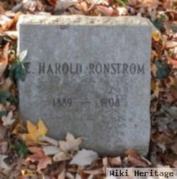 E Harold Ronstrom