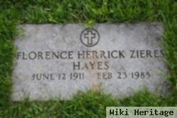 Florence J. Herrick Hayes