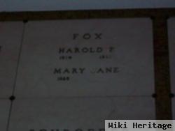 Harold Francis Fox