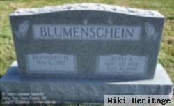 Ruth A Blumenschein