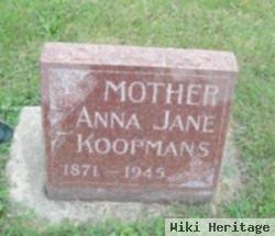 Anna Jane Feather Koopmans