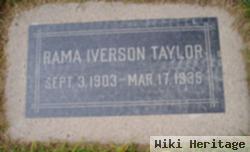 Rama Iverson Taylor