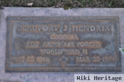 Sgt Beaufort J. Hendrix