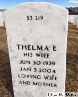Thelma E Marshall