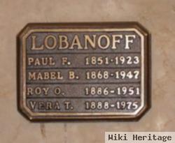 Mabel Blanche Mckenzie Lobanoff