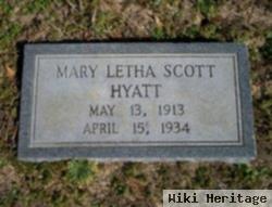 Mary Letha Scott Hyatt