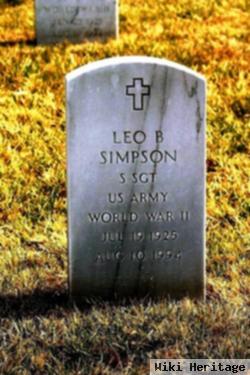 Leo B Simpson