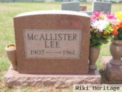 Horace Lee Mcallister