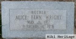 Alice Fern Mccauley Wright