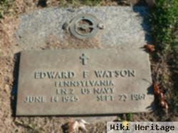 Edward F Watson