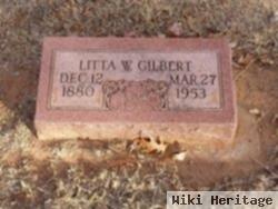 Litta W. Wilson Gilbert