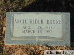 Ancil Rider Boone