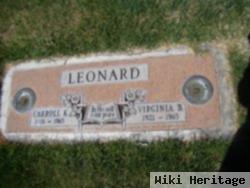 Carroll K Leonard