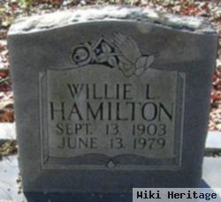 Willie L Hamilton