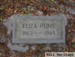 Eliza A Hume