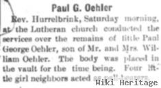 Paul George Oehler