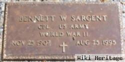 Bennett W Sargent