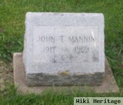 John T Mannin