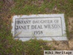 Infant Daughter Wilson