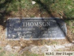 Marie Elizabeth Thompson Thomson