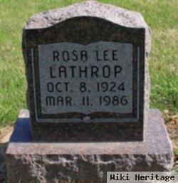 Rosa Lee Lathrop