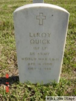 Leroy Quick