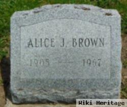 Alice J Brown