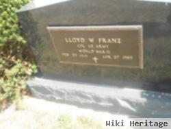 Lloyd W Franz