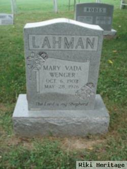 Mary Vada Wenger Lahman