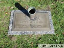 Betty M Ruppel