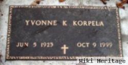 Yvonne Kathleen Korpela