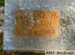 Myrine H Benson