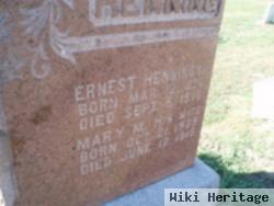 Ernest Henning, Sr